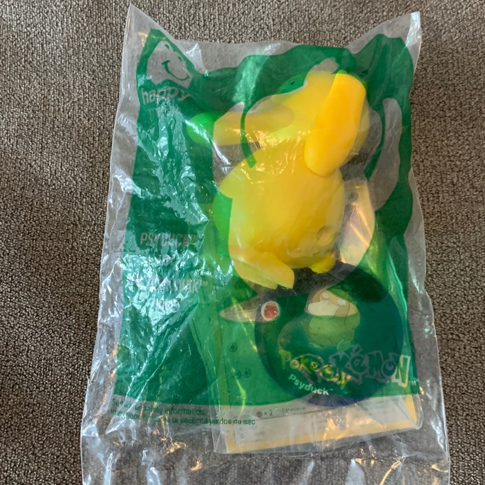 McDonald’s Pokémon Psyduck toy - new in package - with Pokémon card